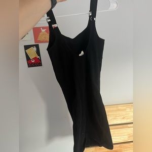 Black bodycon mini dress
